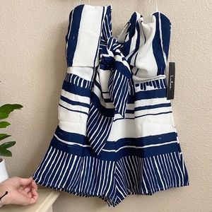 LULUS strapless romper
